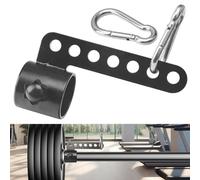 Belt Squat Bar Machine Attachment Compatible With 2 in Olympic Barbell Bar, Landmine D-Handle Cable T Bar Row