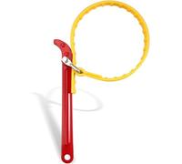 Belt Strap Wrench 20CM, Steel Handle Adjustable Strap Wrench for Replacing Water Filter, PVC Pipe Joints, Oil Filter, Swimming Pool Connection