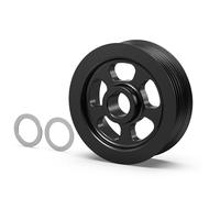 Belt Tensioner Pulley Billet Aluminum Overdrive Alternator Pulley 6 Rib for LS1 LS2 LS3 LS6 for Truck SUV V8 Models 1999-2003