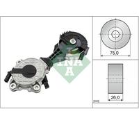 BELT TENSIONER V-RIBBED BELT FITS: CITROËN C4 II 1.6 VTI 120/1.4 VTI 95/1.6 T