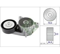 BELT TENSIONER V-RIBBED BELT FITS: MITSUBISHI GRANDIS 2.0 DI-D .MITSUBISHI GR