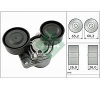 Aux Belt Tensioner fits BMW 318D E90, E91 2.0D 09 to 12 N47N Drive V-Ribbed INA