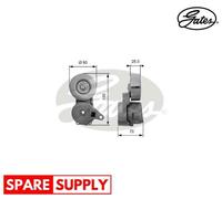 BELT TENSIONER, V-RIBBED BELT FOR MITSUBISHI AIRTREK CEDIA ECLIPSE GATES T38413
