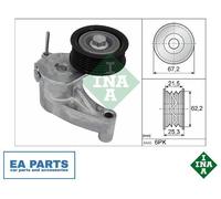 Belt Tensioner, V-ribbed belt for VOLVO VOLVO ASIA INA 534 0710 10