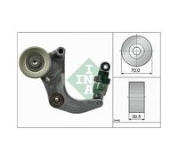Belt Tensioner V-ribbed belt INA for Civic CR-V Accord HR-V 534 0534 10 Top Germ