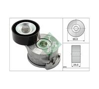 Aux Belt Tensioner fits FIAT SCUDO 2.0D 10 to 16 DW10CD Drive V-Ribbed INA New