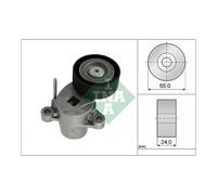 Belt Tensioner V-ribbed belt INA for Fiesta Focus B-Max Ecosport C-Max Grand Mon