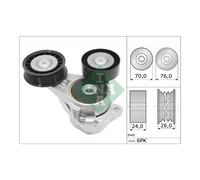 Belt Tensioner V-ribbed belt INA for Focus C-Max 534 0309 10 Top German Quality