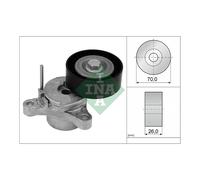 Belt Tensioner V-ribbed belt INA for Insignia Zafira Tourer Cascada Antara 534 0