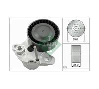 Belt Tensioner V-ribbed belt INA for Leon Golf A3 Octavia Ibiza Fabia Caddy Allt