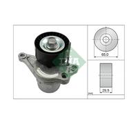 Belt Tensioner V-ribbed belt INA for Movano Master NV400 Trafic II Vivaro Laguna