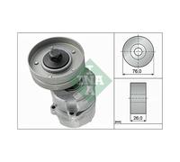 Belt Tensioner V-ribbed belt INA for V40 S40 534 0135 30 Top German Quality