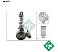 Aux Belt Tensioner fits VAUXHALL CORSAVAN C, E 1.2 2000 on Drive V-Ribbed INA