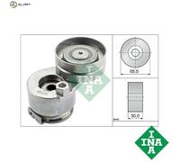 INA Aux Belt Tensioner fits Renault Clio Mk3 2.0 (06-14) Drive V-Ribbed