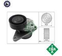 Aux Belt Tensioner fits VOLVO V70 87, Mk2 2.0 2.3 2.4 2.5 98 to 07 Drive INA New