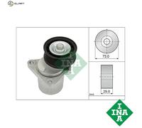 Aux Belt Tensioner fits VOLVO V70 Mk3 2.0 07 to 11 Drive V-Ribbed INA 30731938