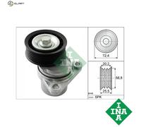 INA Belt Tensioner 534 0326 10 - Multi-ribbed V-Belt - for Mazda & Ford