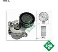 Aux Belt Tensioner fits MERCEDES VITO W639 2.2D 2010 on OM651.940 Drive V-Ribbed
