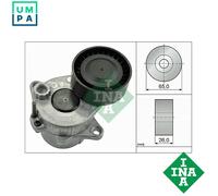 Aux Belt Tensioner fits MERCEDES VITO W639 2.2D 2010 on OM651.940 Drive V-Ribbed
