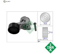 Ina Aux Belt Tensioner Fits BMW X3 F25 3.0 (11-12) V-Ribbed Drive 11287582761