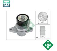 Aux Belt Tensioner 534047410 INA Drive V-Ribbed 8200933753 1175000Q2H 1192500Q1A