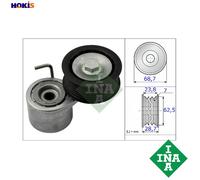 INA 534 0487 10 Tensioner Lever, v-ribbed belt