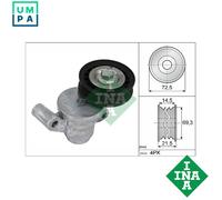 INA 534 0705 10 Tensioner Lever, v-ribbed belt