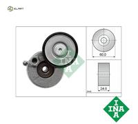 Ina Belt tensioner, V-ribbed belt 534 0728 10