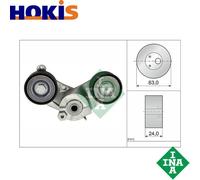 INA 534 0933 10 Belt Tensioner, v-ribbed belt