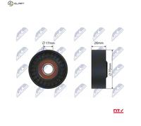 PULLEY IDLER V-BELT FOR CHRYSLER PT CRUISER SEBRING 2.0 00-10
