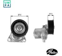 GATES T38408 Tensioner pulley