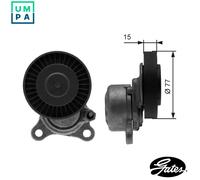 GATES T38441 Tensioner pulley