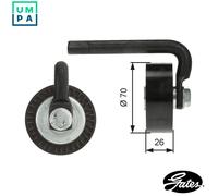 New Tensioner Pulley, V-ribbed belt for BMW:3,E46,3 Sedan,3 Coupe,3 Compact
