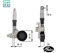 GATES T39099 Tensioner pulley