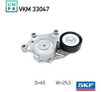 SKF Tensioner Pulley VKM 33047 V-ribbed Belt Ø65mm Fits Citroen Berlingo, C4