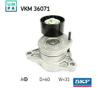 SKF Belt Tensioner VKM 36071 - For V-Ribbed Belt, Top Position, H125 L145 W137 mm, OE Quality