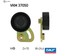 SKF Tensioner Pulley VKM 37050 - V-ribbed belt - Fits BMW, Land Rover, MG