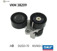 Aux Belt Tensioner VKM38209 SKF Drive V-Ribbed 11287563927 Quality Guaranteed
