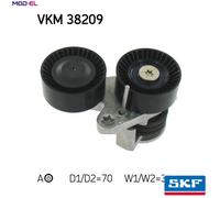 Aux Belt Tensioner VKM38209 SKF Drive V-Ribbed 11287563927 Quality Guaranteed