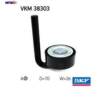 BELT TENSIONER VRIBBED BELT VKM 38303 FOR BMW M47D20 2.0L 4cyl 3 Compact E46