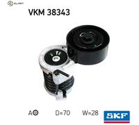 SKF Tensioner Pulley for BMW 116i 1.6 Litre February 2007 to October 2007