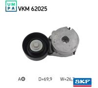 SKF Tensioner Pulley for Nissan X-Trail MR20DE 2.0 June 2007 to December 2009