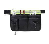 Belt to tool, small size tool bag size with reflective safety strip, 13.39x9.45 inch compact storage for technicians, machinists, carpenters, electrical
