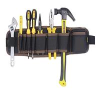 Belt Tool Pouch Multi-Tool Pocket Belt, Multi-Color Electricians Tool Belt Repair Pouch Pocket Tool Waist Bag Multifunctional Waterproof Carpenter Oxford Cloth Tool Bag (Color : Blue) (Color : Brown
