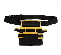 Belt Tool Pouch Multi-Tool Pocket Belt, Oxford Cloth Multi-Functional Electrician Tools Bag Waist Pouch Belt Storage Holder Organizer (Color : Two-Bag) (Color : One Bag)