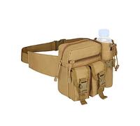 Belt Tool Pouch Multi-Tool Pocket Belt, Portable Outdoor Tool Bag Shoulder Bag Men Waist Bag Kit Tool Belt (Color : Black) (Color : Brown)