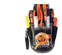 Belt Tool Pouch Multi-Tool Pocket Belt, Tool Bag Multi-Function Electrician Tools Waist Storage Bag Belt Tool Case for Pocket Wire Organizer Hardware Repair Tool Pocket
