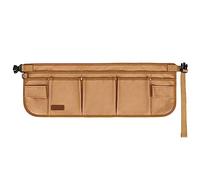 Belt Tool Pouch Multi-Tool Pocket Belt, Tool Belt Pouches Utility Belt Tool Bag Canvas Gardening Waist Tool Pouch Pockets for Men Carpenters Electricians (Color : Khaki, Size : One Size) (Color : Bro