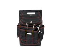 Belt Tool Pouch Multi-Tool Pocket Belt, Tool Storage Bag Multiple Pockets Smooth Side Hook Tool Waist Bag Waterproof Wrench Screwdriver Tool Kit for Outdoor Tool Belt Bag