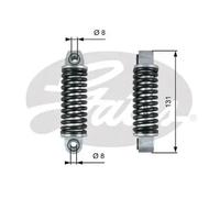 GATES T39151 Vibration Damper, v-ribbed belt